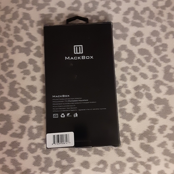 🆕️ Grey & black MACKBOX Apple iPhone Size 7/8 Plus back case - Picture 3 of 4
